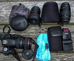 Camera, lenses, etc.